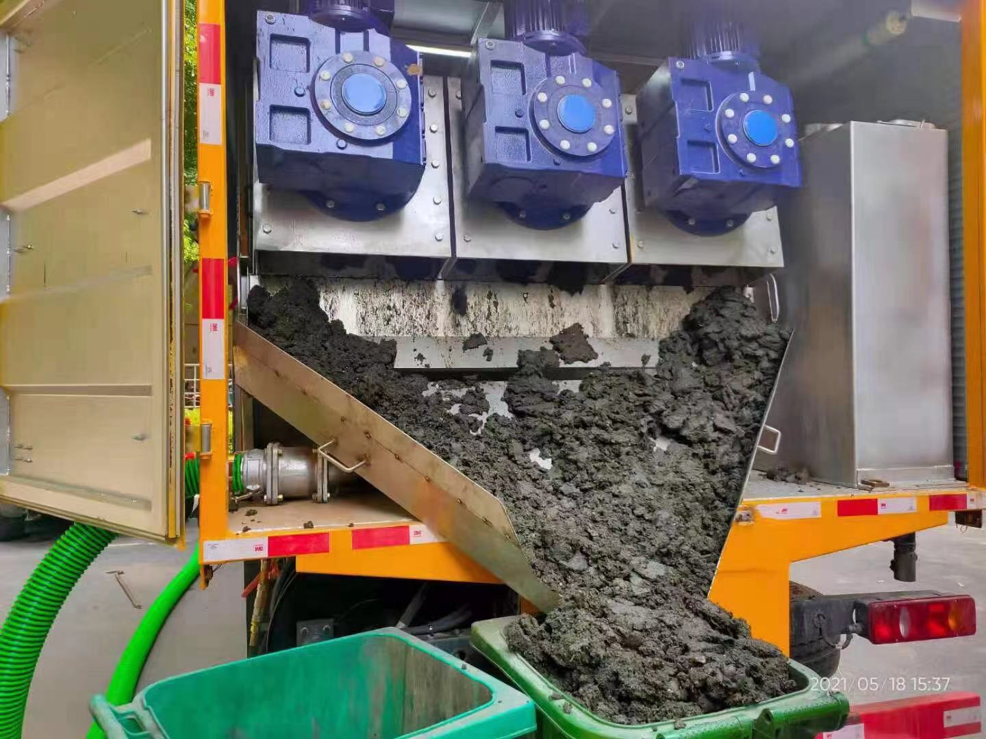 商南化粪池清掏城市维护站-泥浆净化干湿分离处理